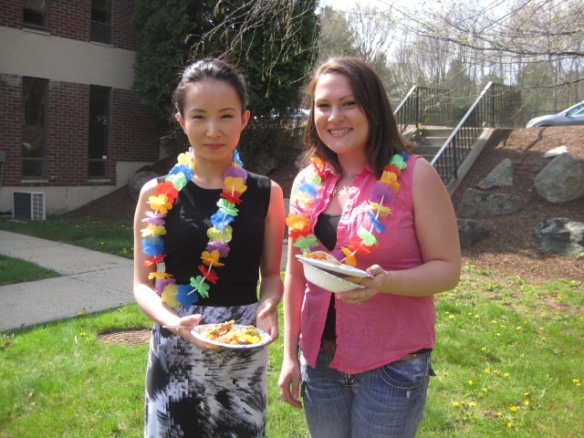 Tacos and leis!
