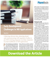 Early Development Challenges