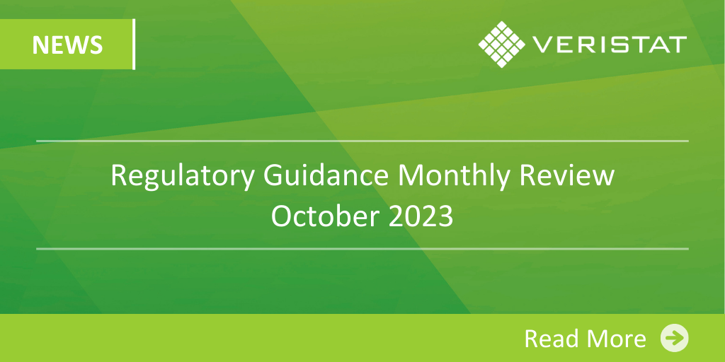 Regulatory Guidance Monthly Review - October 2023