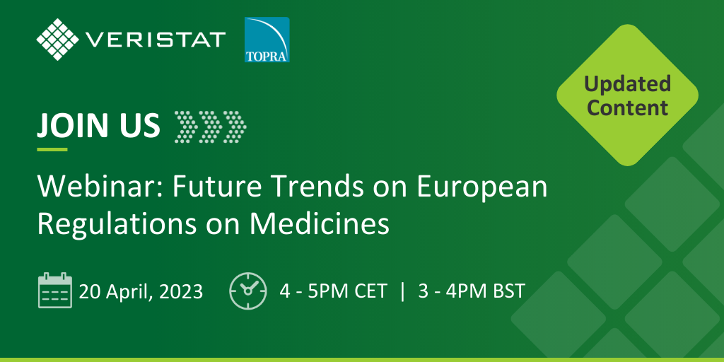 Updated Webinar  | Future Trends on European Regulations on Medicines